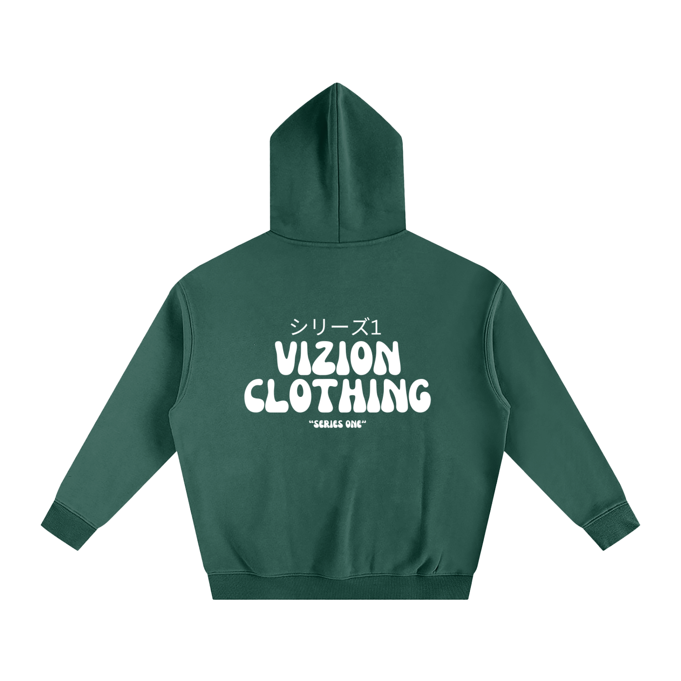 "Series one" Hoodie Green
