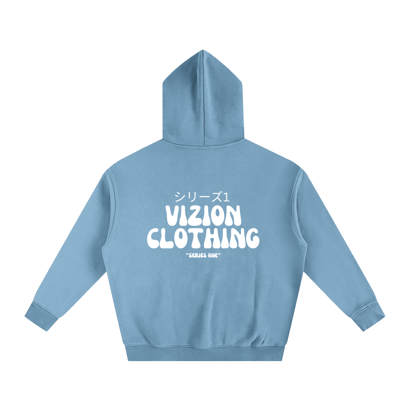 "Series one' Hoodie Blue